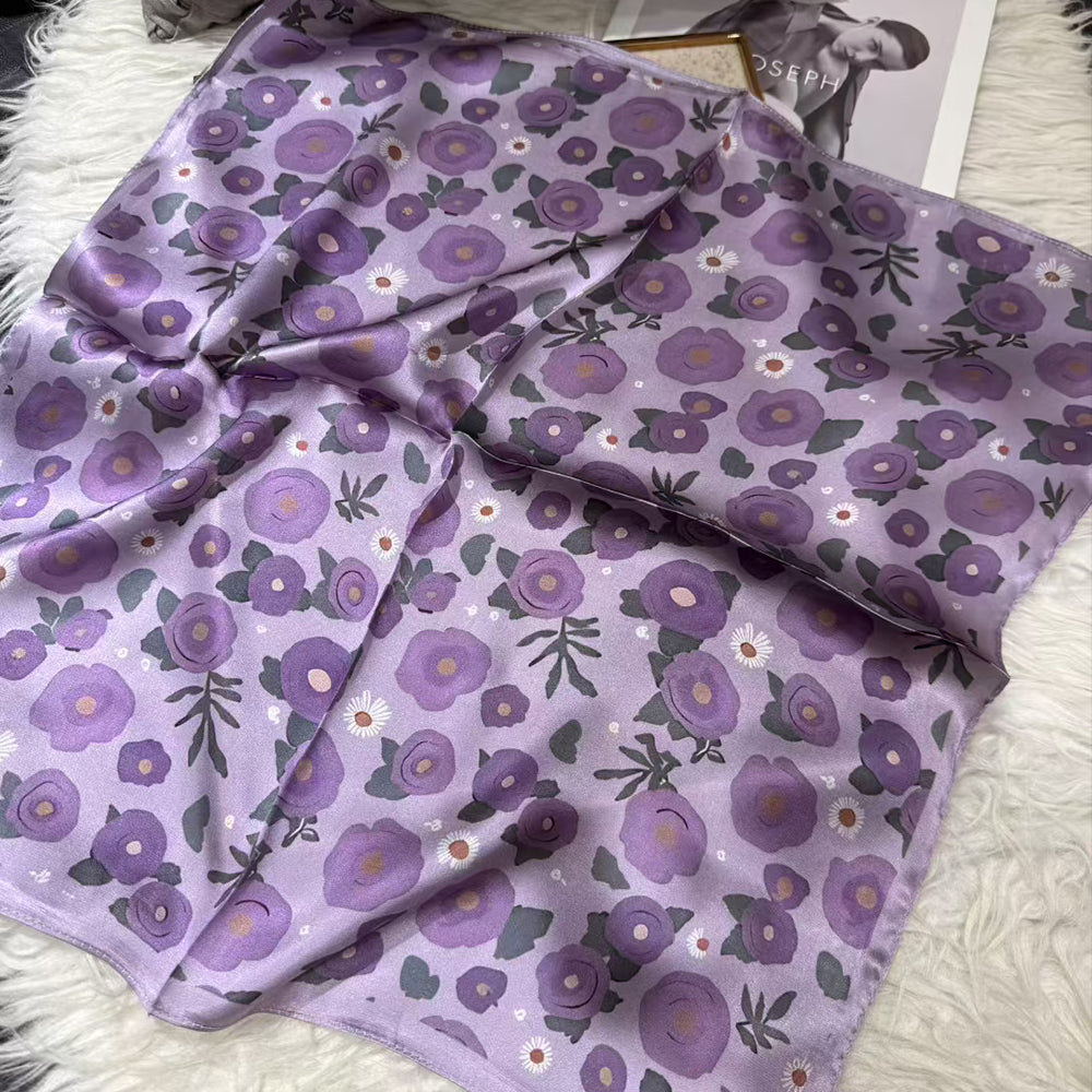 2025 New 100% Pure Silk Square Scarf 53*53cm 【GROUP-1】