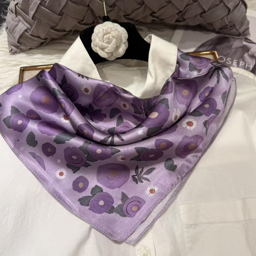 2025 New 100% Pure Silk Square Scarf 53*53cm 【GROUP-1】