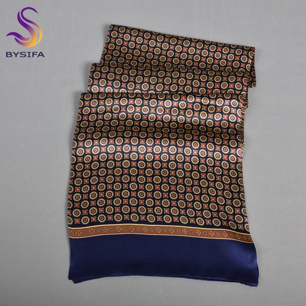 2024 new men's mulberry silk scarf