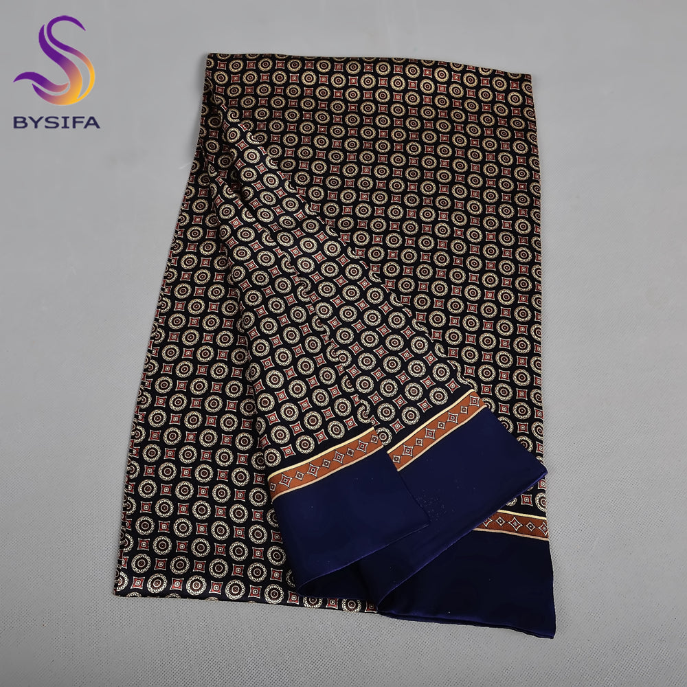 2024 new men's mulberry silk scarf