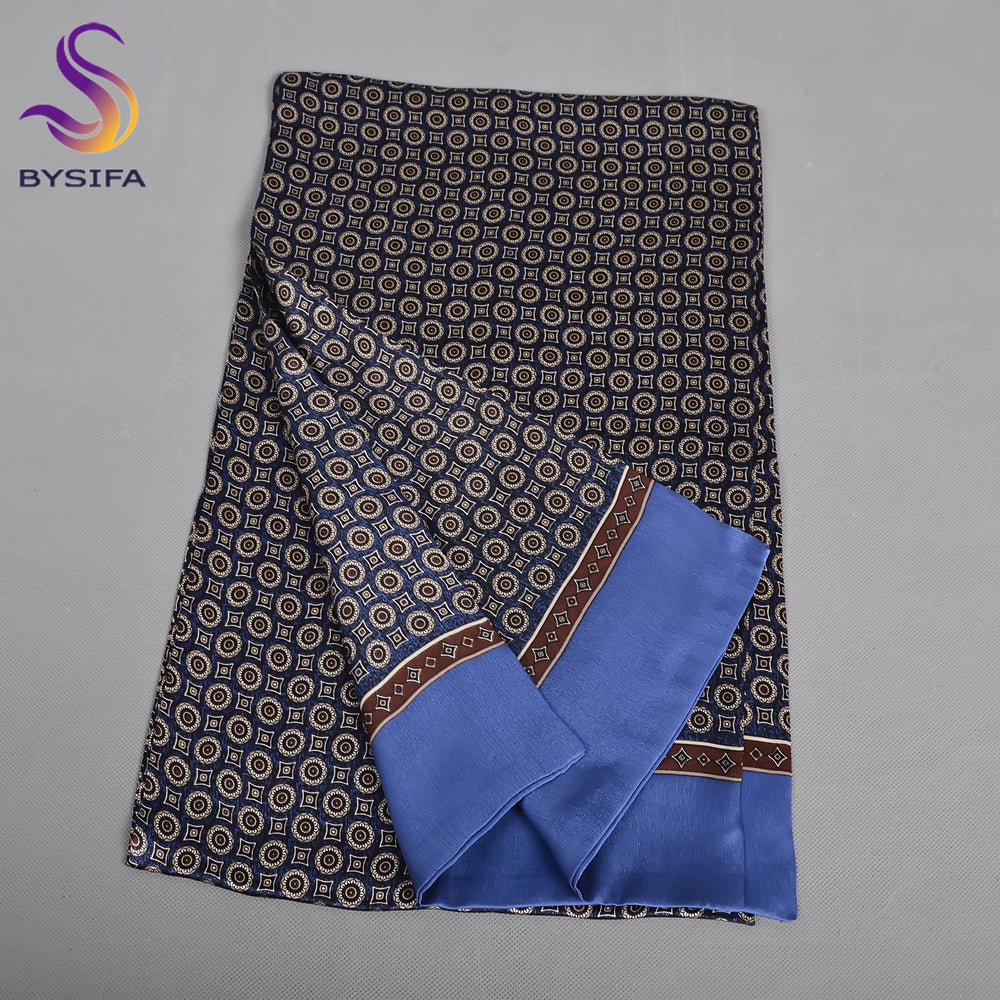 2024 new men's mulberry silk scarf