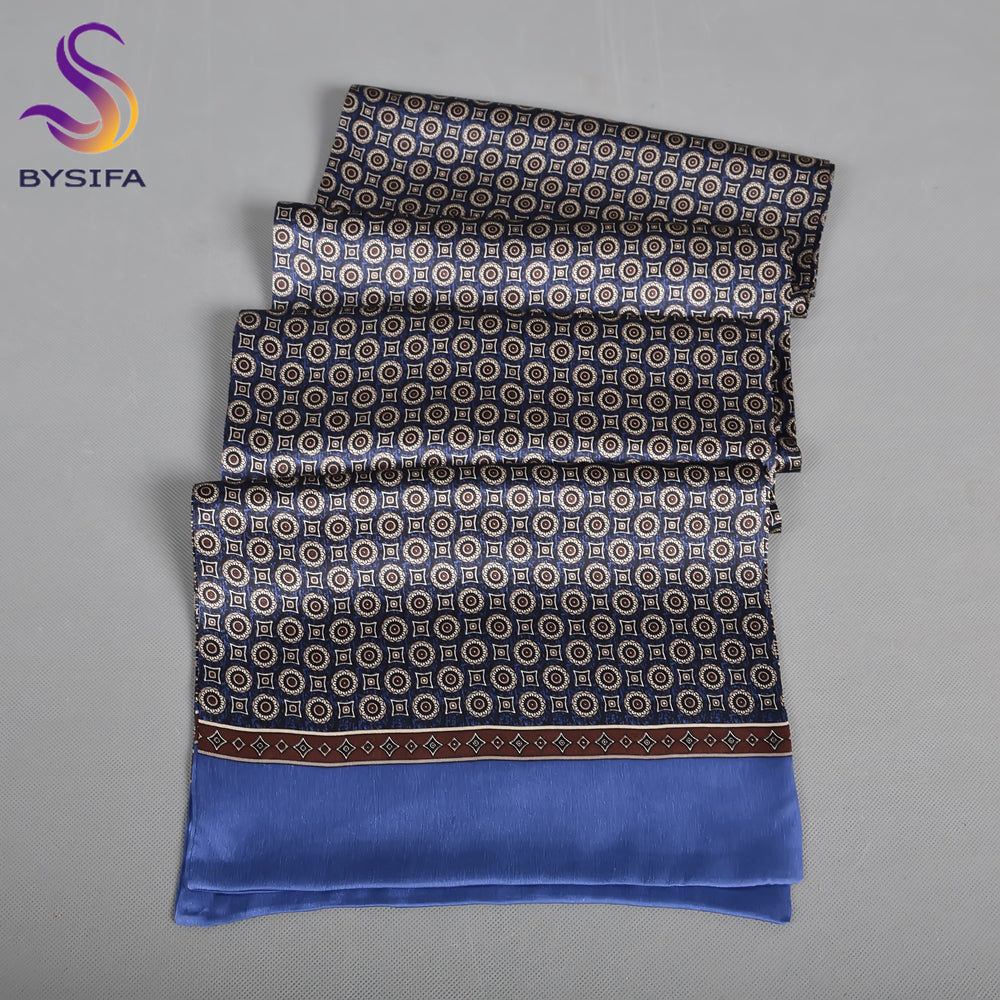 2024 new men's mulberry silk scarf