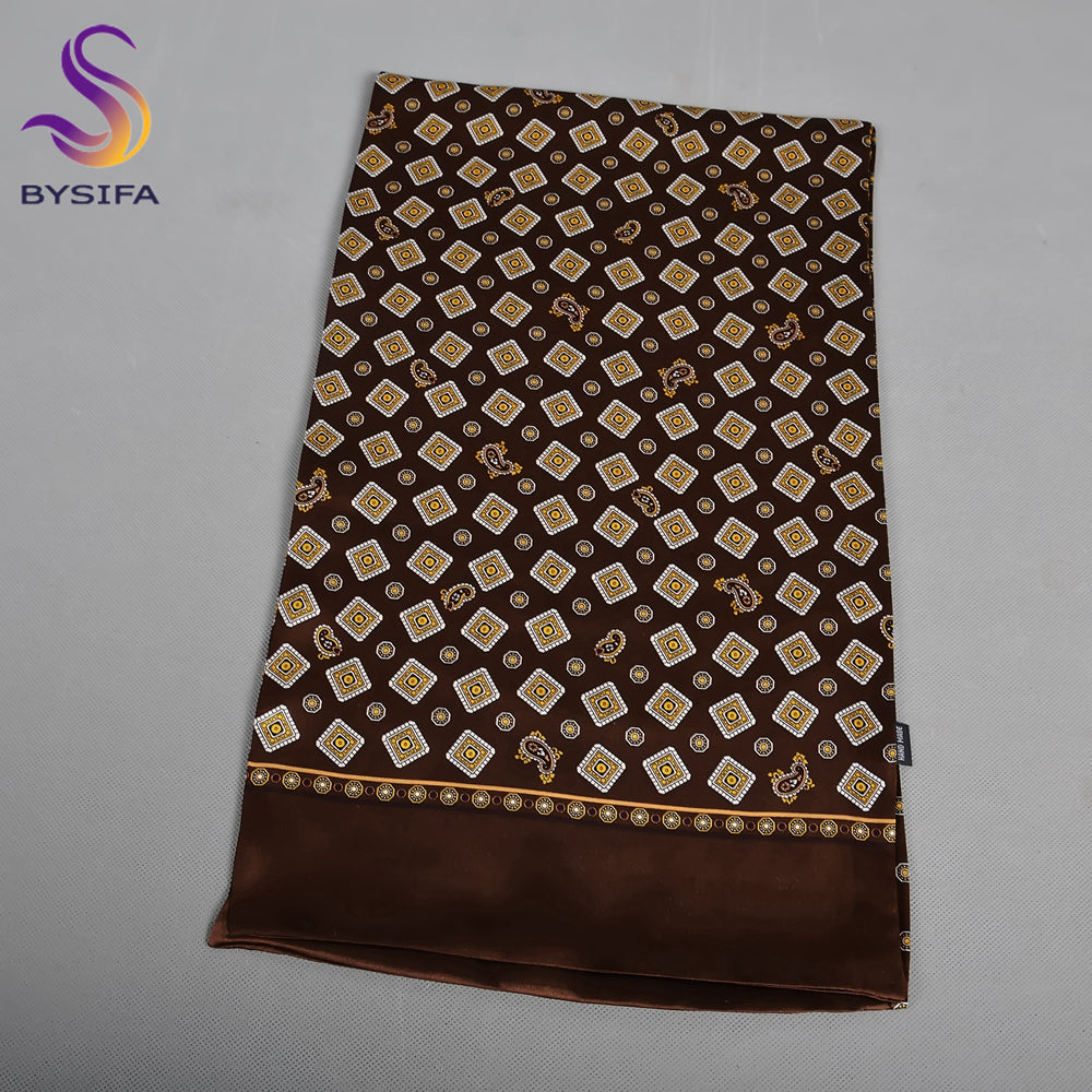 2024 new men's mulberry silk scarf