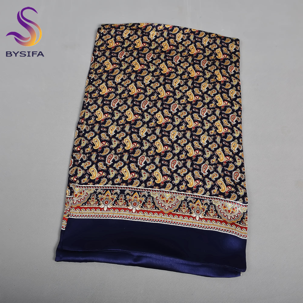 2024 new men's mulberry silk scarf