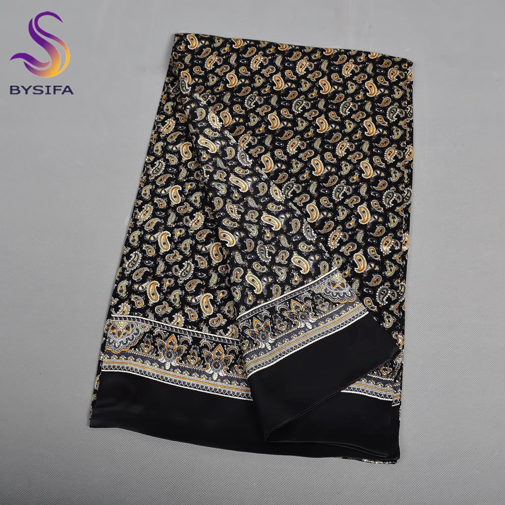 2024 new men's mulberry silk scarf