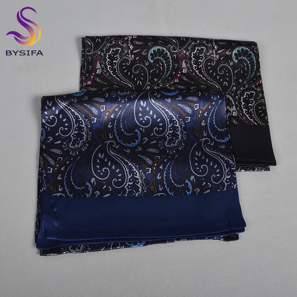 2024 new men's mulberry silk scarf