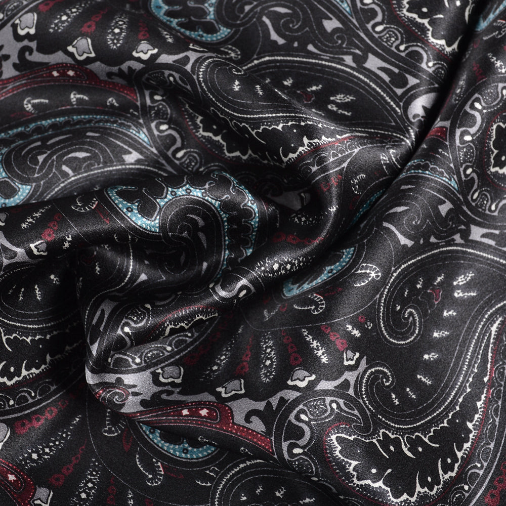 2024 new men's mulberry silk scarf