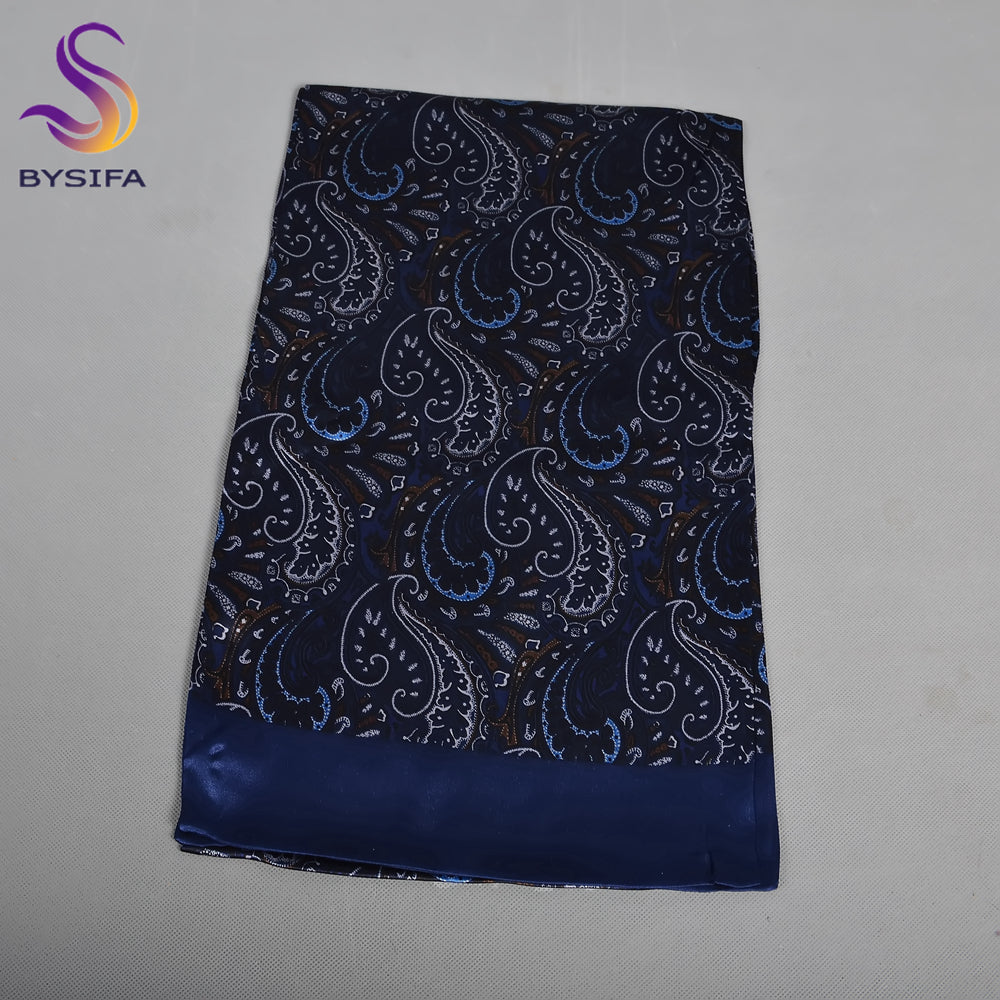 2024 new men's mulberry silk scarf