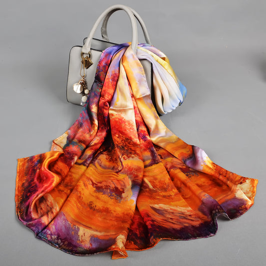 2024 new style 100% Mulberry Silk Scarf 170*53cm