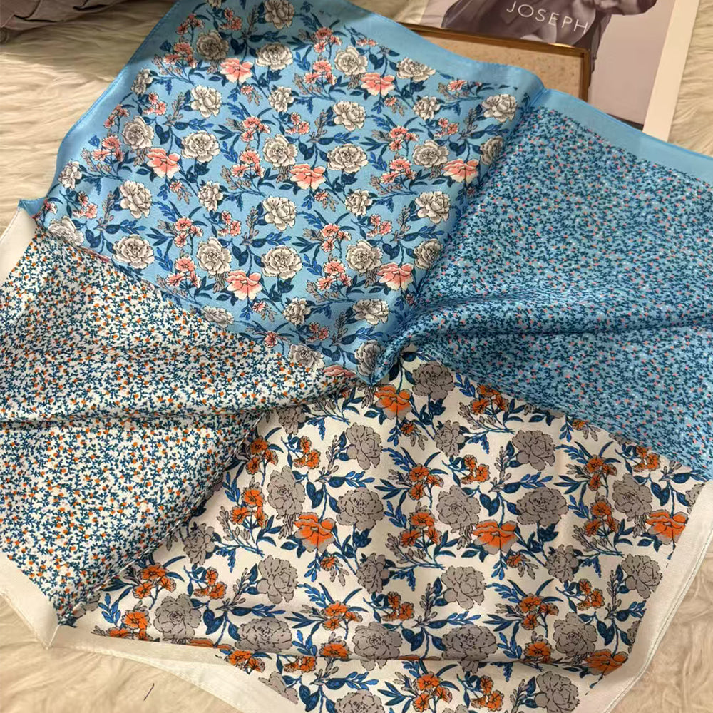 2025 New 100% Pure Silk Square Scarf 53*53cm 【GROUP-1】