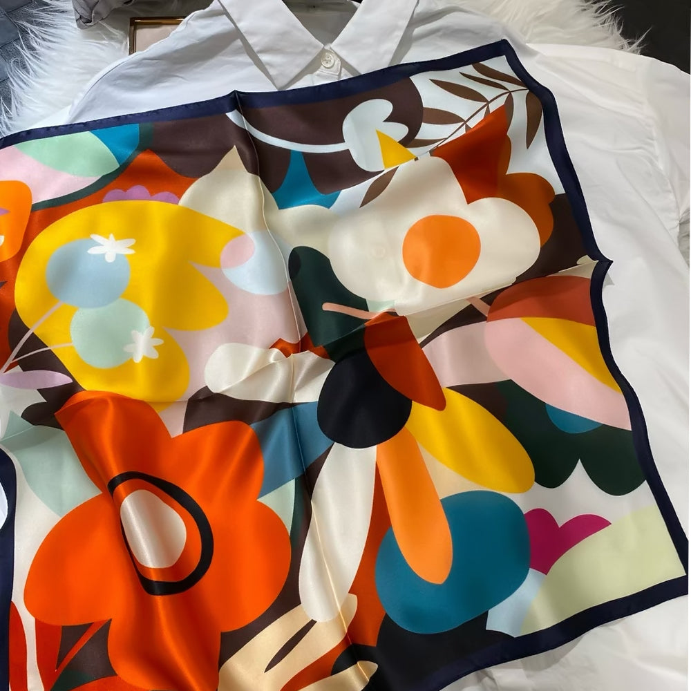 2025 New 100% Pure Silk Square Scarf 53*53cm 【GROUP-1】