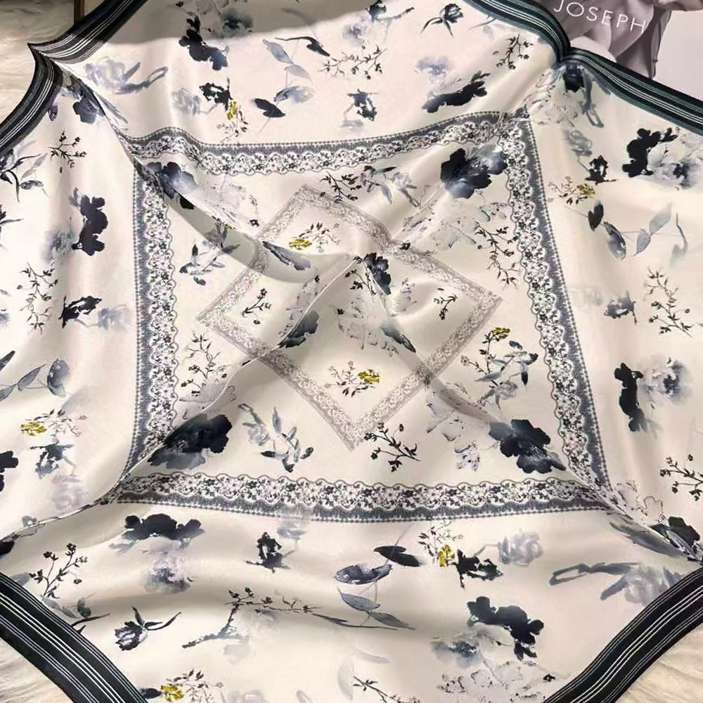 2025 New 100% Pure Silk Square Scarf 53*53cm 【GROUP-1】