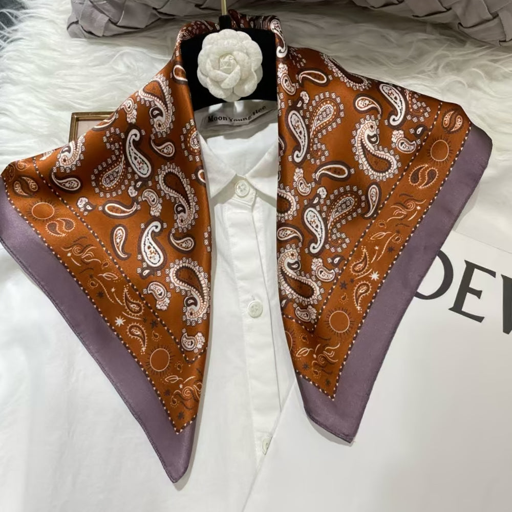 2025 New 100% Pure Silk Square Scarf 53*53cm 【GROUP-1】