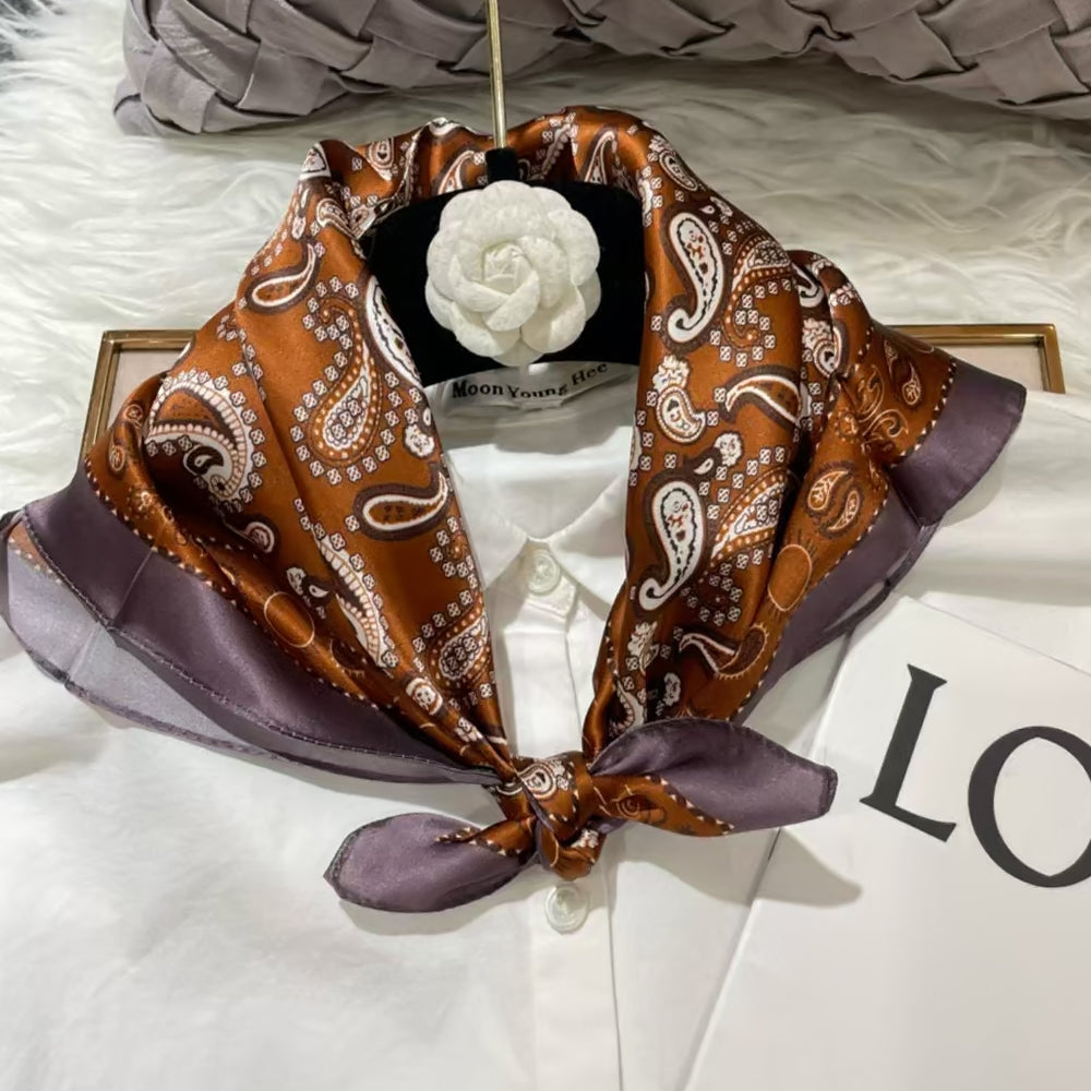 2025 New 100% Pure Silk Square Scarf 53*53cm 【GROUP-1】