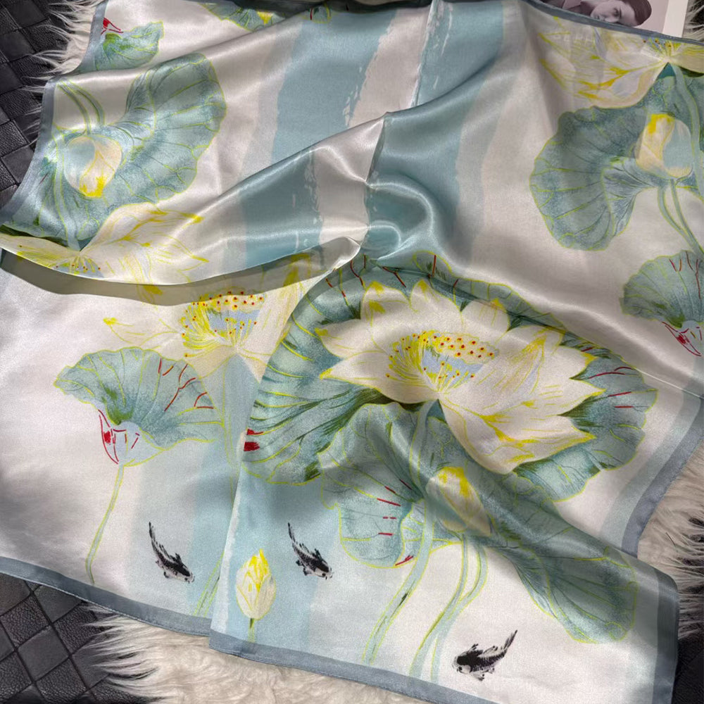 2025 New 100% Pure Silk Square Scarf 53*53cm 【GROUP-1】