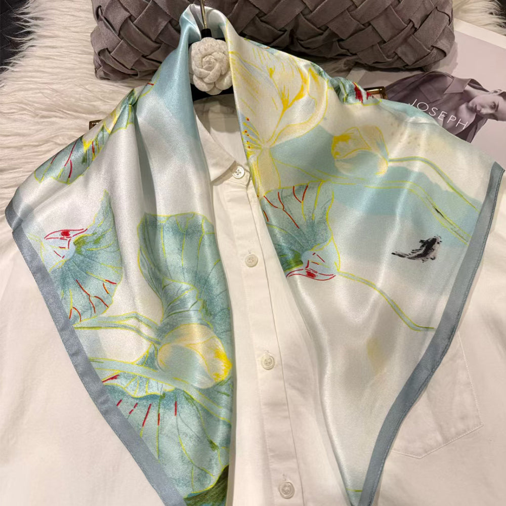 2025 New 100% Pure Silk Square Scarf 53*53cm 【GROUP-1】