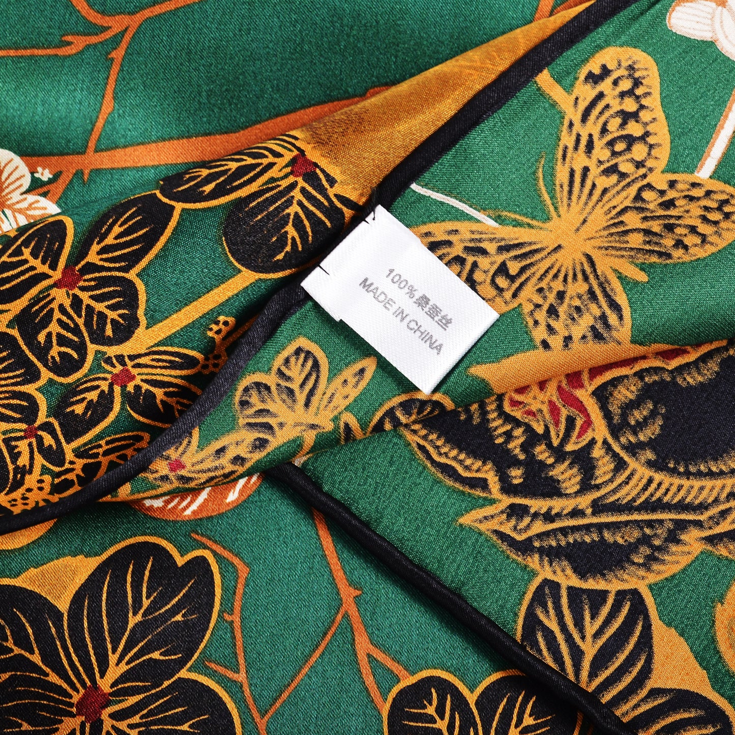 2024 NEW 100% Mulberry Silk Square Scarf 106*106cm