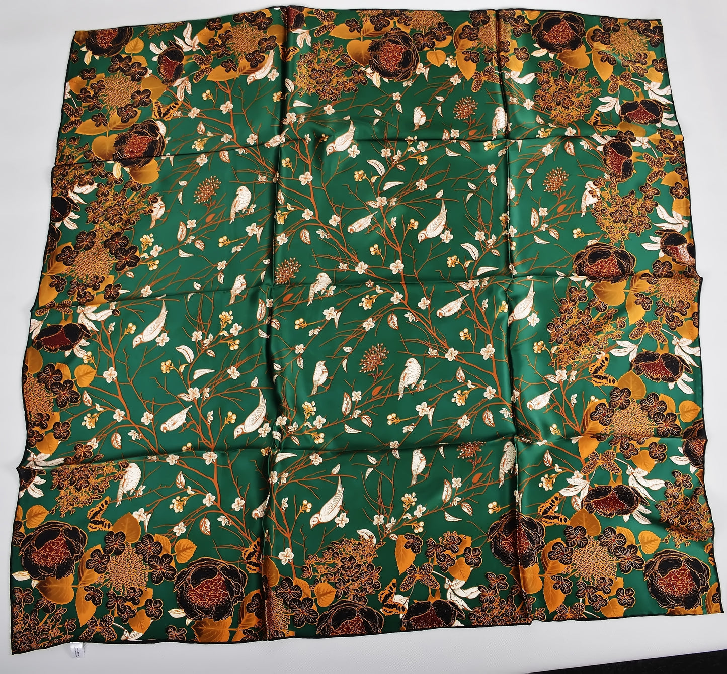 2024 NEW 100% Mulberry Silk Square Scarf 106*106cm
