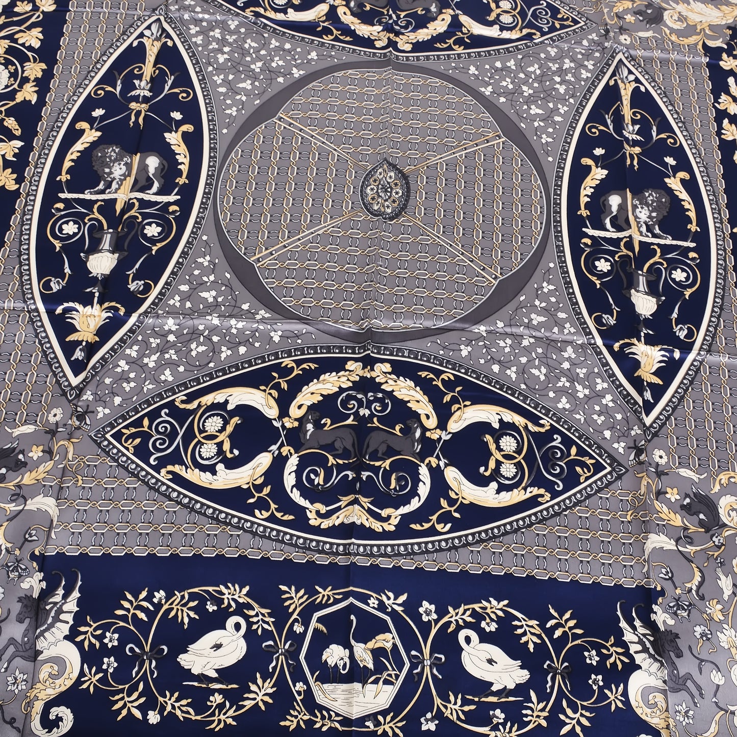 2024 NEW 100% Mulberry Silk Square Scarf 106*106cm