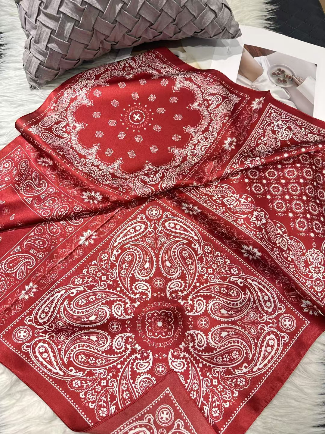 65*65cm 100% natural square silk scarf 65BH