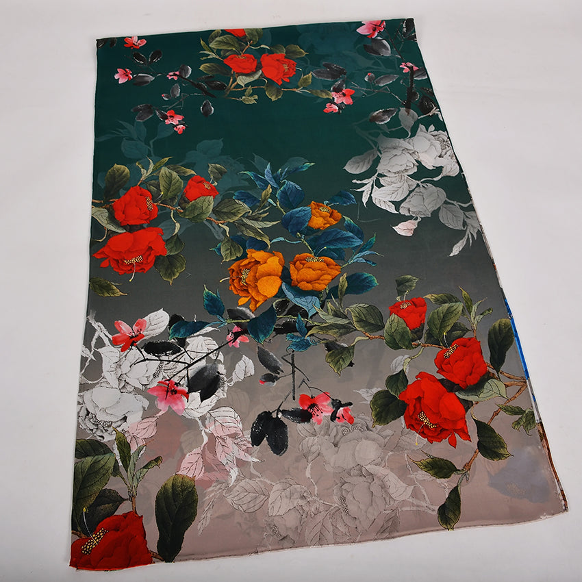 2024BH Women's 100% silk long scarf 175*52cm