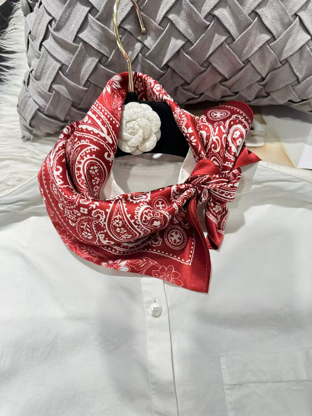 65*65cm 100% natural square silk scarf 65BH