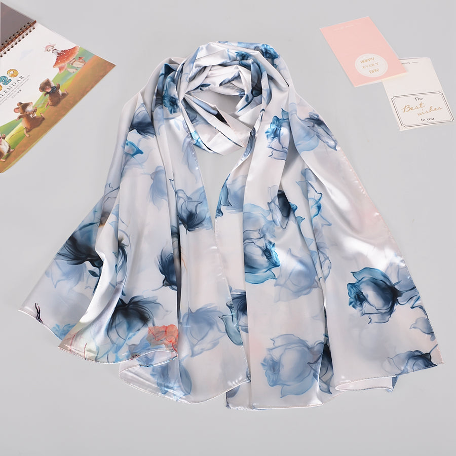 160*70cm Women Satin Long Scarf 【Group-2】