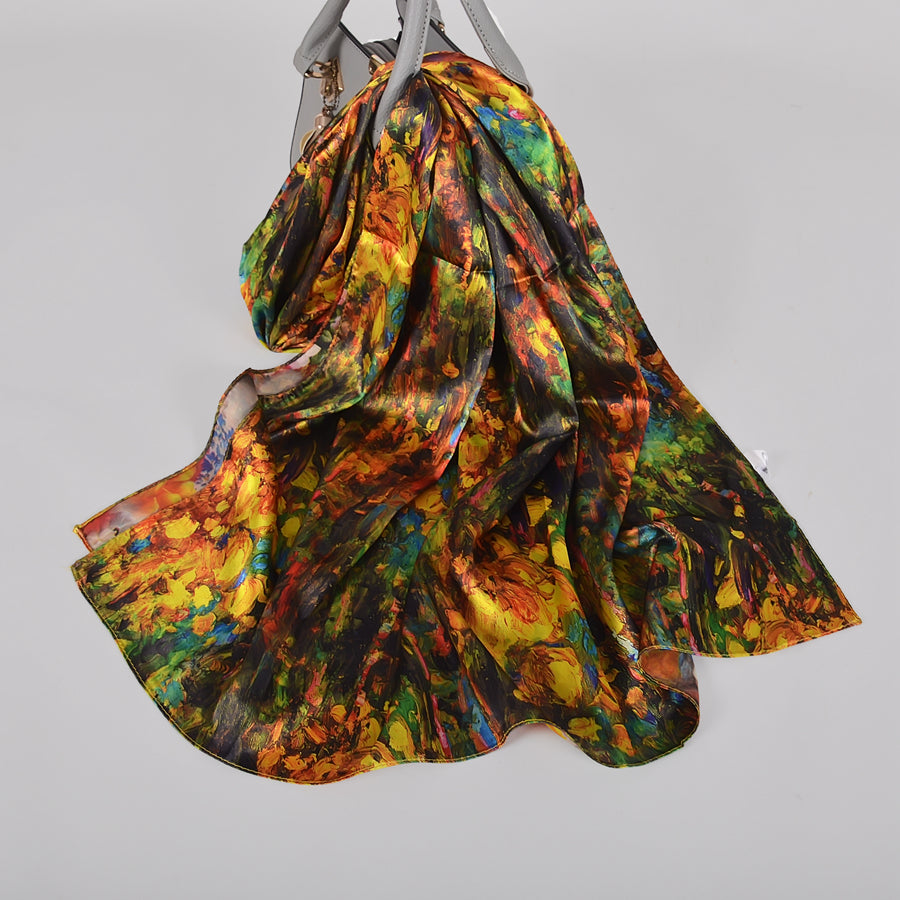 160*70cm Women Satin Long Scarf 【Group-2】