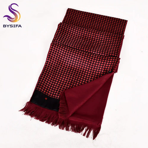 100% Silk Male Business Long Scarf 165*24cm