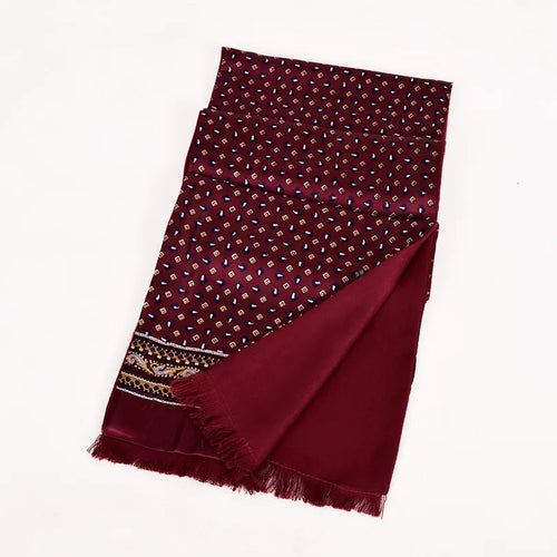 Men Business Black Silk Scarf 165*24cm