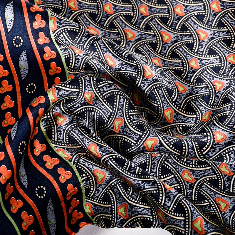 New Silver Grey Man 100% Silk Scarf 160*26cm