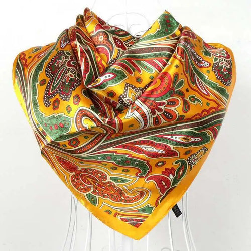 90*90cm Women Satin Square Scarf 2026-8
