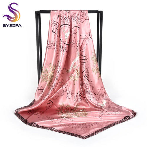 90*90cm Women Satin Square Scarf 2026-6