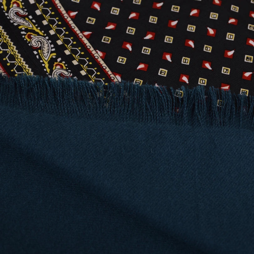 Men Business Black Silk Scarf 165*24cm