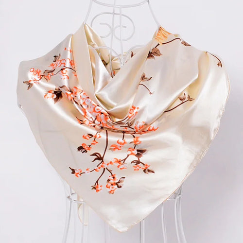 90*90cm Women Satin Square Scarf 2026-2