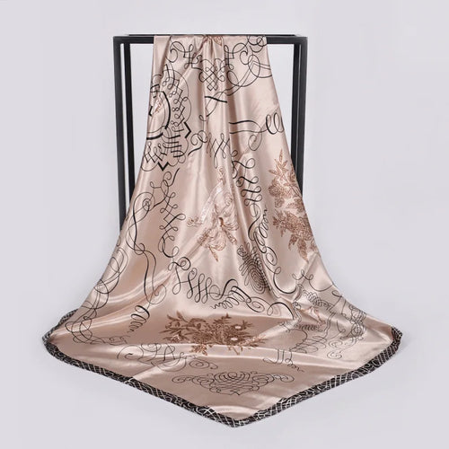 90*90cm Women Satin Square Scarf 2026-6