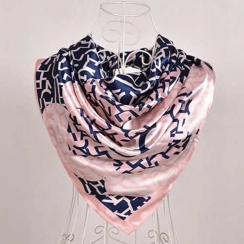 90*90cm Women Satin Square Scarf 2026-3