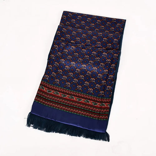 Men Business Black Silk Scarf 165*24cm