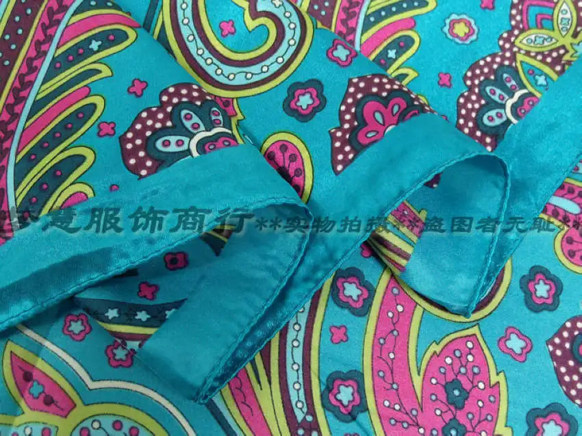 90*90cm Women Satin Square Scarf 2026-8
