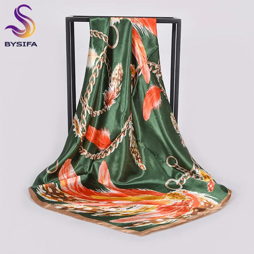 90*90cm Women Satin Square Scarf 2026-7