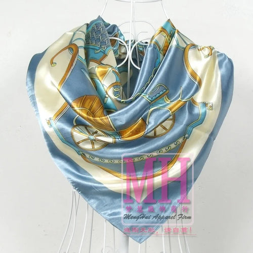 90*90cm Women Satin Square Scarf 2026-1