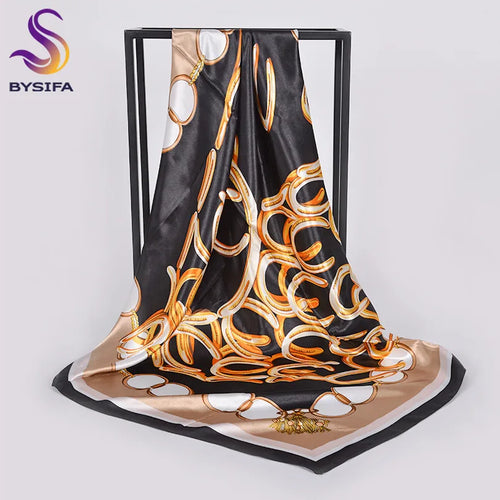 90*90cm Women Satin Square Scarf 2026-7