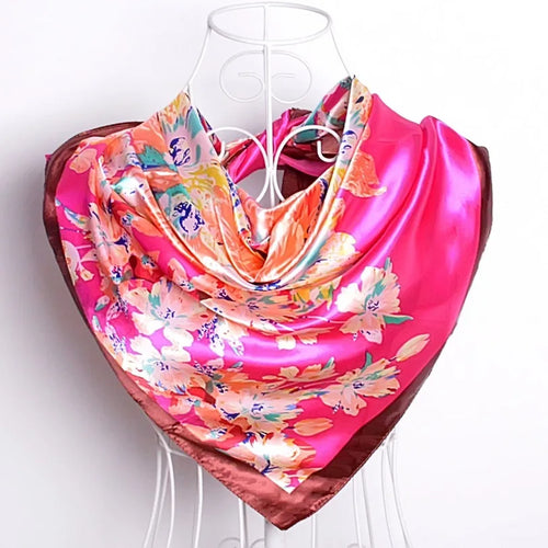 90*90cm Women Satin Square Scarf 2026-7