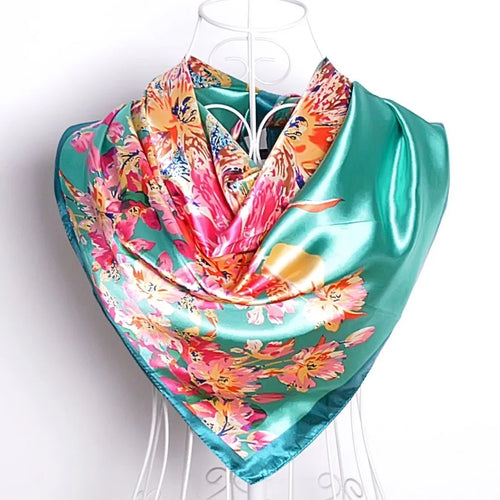 90*90cm Women Satin Square Scarf 2026-7
