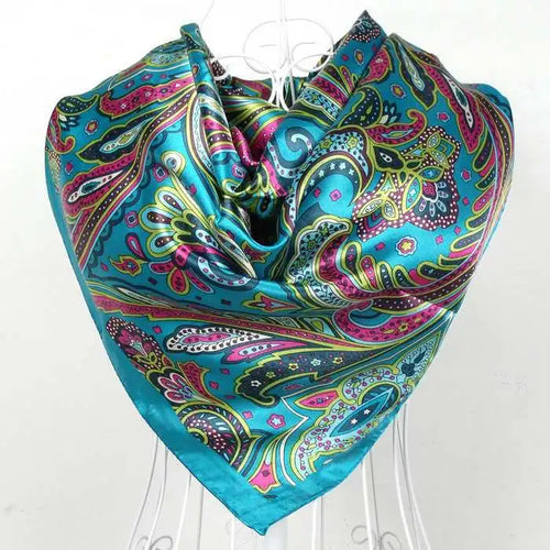 90*90cm Women Satin Square Scarf 2026-8