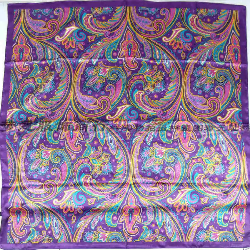 90*90cm Women Satin Square Scarf 2026-8