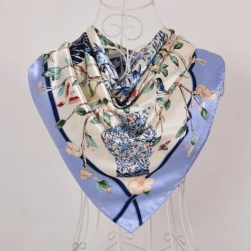 90*90cm Women Satin Square Scarf 2026-2