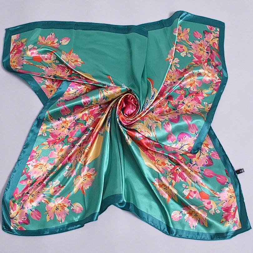 90*90cm Women Satin Square Scarf 2026-7