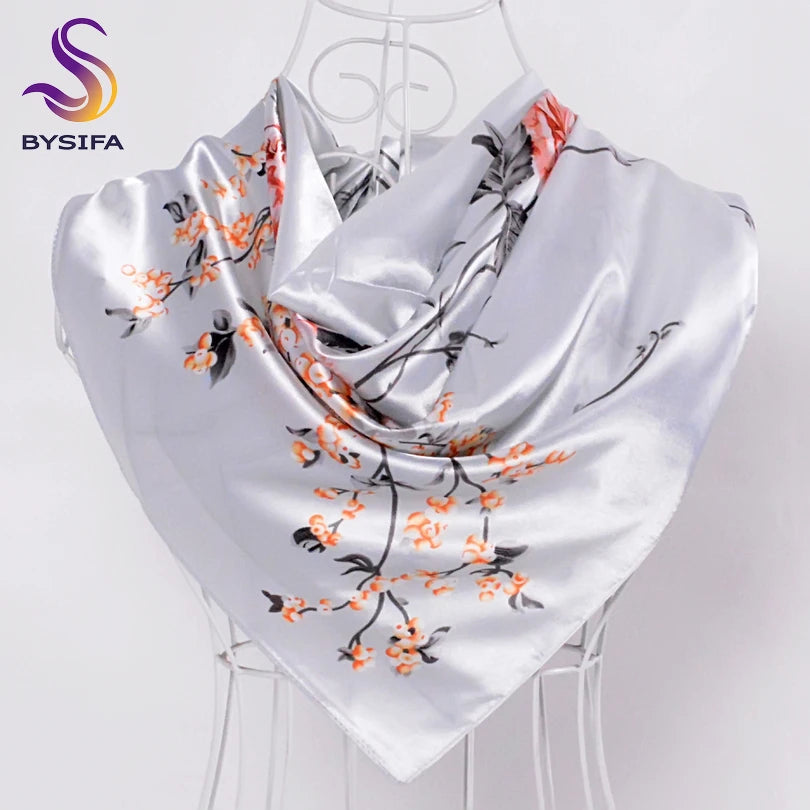 90*90cm Women Satin Square Scarf 2026-2