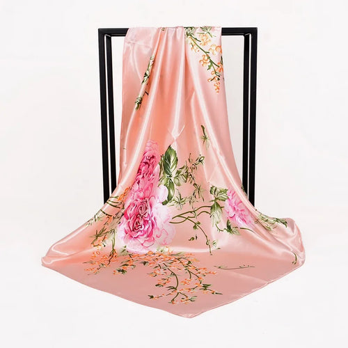 90*90cm Women Satin Square Scarf 2026-7